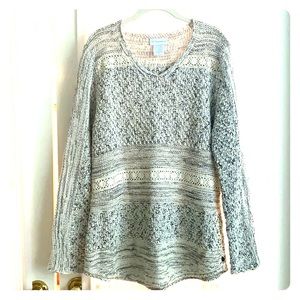 Soft Surroundings Cotton weave tunic sweater